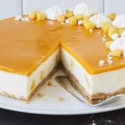 Glutenfreie Mango Cheesecake
